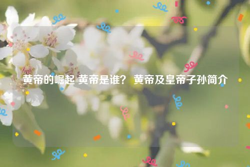 黄帝的崛起 黄帝是谁？ 黄帝及皇帝子孙简介